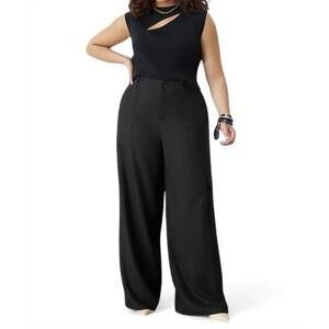NEW GSTQ utility wide leg pants in black